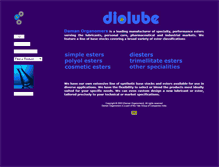 Tablet Screenshot of diolube.com